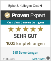 Erfahrungen & Bewertungen zu Epke & Kollegen GmbH