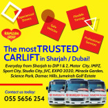 Sharjah to DIP Carlift 055 5656254