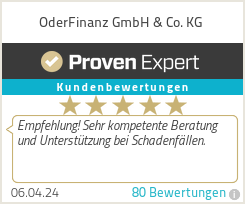 Erfahrungen & Bewertungen zu OderFinanz GmbH & Co. KG