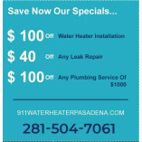 911 Water Heater Pasadena TX