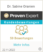 Erfahrungen & Bewertungen zu Dr. Sabine Oranien