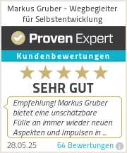 Erfahrungen & Bewertungen zu Markus Gruber - Wegbegleiter für Selbstentwicklung