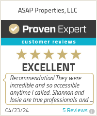 Ratings & reviews for ASAP Properties, LLC