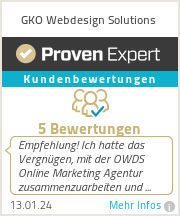 Erfahrungen & Bewertungen zu GKO Webdesign Solutions