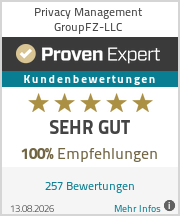 ProvenExpert - Privacy Management Group FZ-LLC