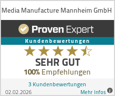 Erfahrungen & Bewertungen zu Media Manufacture Mannheim GmbH