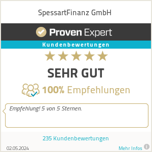 Erfahrungen & Bewertungen zu SpessartFinanz GmbH