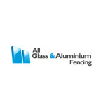 All glass and aluminium fencing