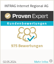 Erfahrungen & Bewertungen zu INTRAG Internet Regional AG