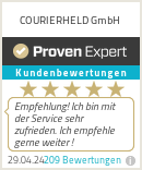 Erfahrungen & Bewertungen zu COURIERHELD GmbH