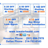 TX water heater