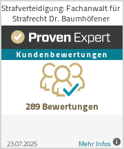 Erfahrungen & Bewertungen zu Strafverteidigung: Fachanwalt für Strafrecht Dr. Baumhöfener