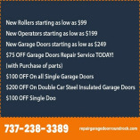 Repair Garage Door Round Rock TX