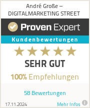 Erfahrungen & Bewertungen zu André Große – DIGITALMARKETING STREET