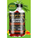 Gold CBD Gummy Bears