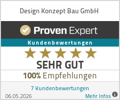 Erfahrungen & Bewertungen zu Design Konzept Bau GmbH