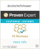 Ratings & reviews for deutschefollower