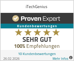 Erfahrungen & Bewertungen zu iTechGenius