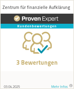 Erfahrungen & Bewertungen zu Zentrum für finanzielle Aufklärung