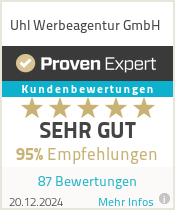 Erfahrungen & Bewertungen zu Uhl Werbeagentur GmbH