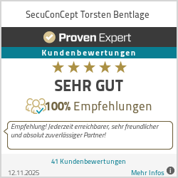 Erfahrungen & Bewertungen zu SecuConCept Torsten Bentlage