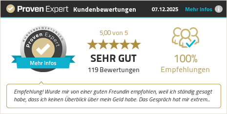 Kundenbewertungen & Erfahrungen zu Finance.Ausbilder. Mehr Infos anzeigen.