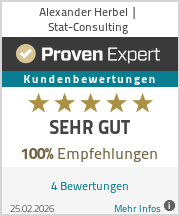 Erfahrungen & Bewertungen zu Alexander Herbel | Stat-Consulting