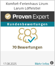 Erfahrungen & Bewertungen zu Komfort-Ferienhaus Lirum Larum Löffelstiel