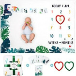 Abale Baby Milestone Blanket Set