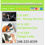 Locksmith Bloomfield MI