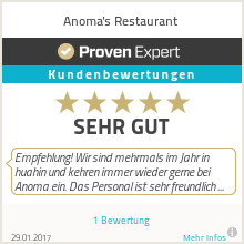 Erfahrungen & Bewertungen zu Anoma's Restaurant