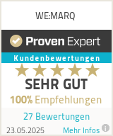 Erfahrungen & Bewertungen zu WE:MARQ