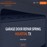 Garage Door Repair Spring Houston