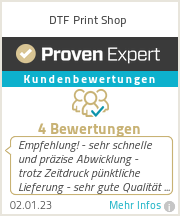 Erfahrungen & Bewertungen zu DTF Print Shop