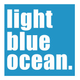 light blue ocean - Filmproduktion logo