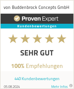 Erfahrungen & Bewertungen zu von Buddenbrock Concepts GmbH