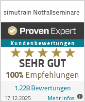 Erfahrungen & Bewertungen zu simutrain Notfallseminare