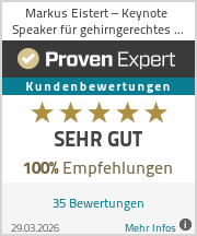 Erfahrungen & Bewertungen zu Markus Eistert – Keynote Speaker für gehirngerechtes Lernen & wirksame Weiterbildung