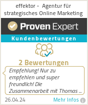 Erfahrungen & Bewertungen zu effektor -  Agentur für strategisches Online Marketing