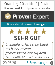 Erfahrungen & Bewertungen zu Coaching Düsseldorf | David Breuer mit Erfolgsupdates.de