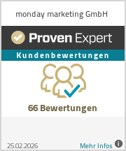 Erfahrungen & Bewertungen zu monday marketing GmbH