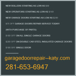 Garage Door Repair in Katy