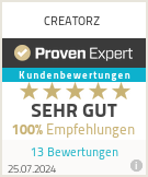 Erfahrungen & Bewertungen zu CREATORZ