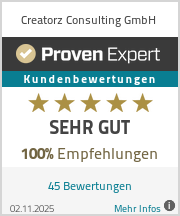 Erfahrungen & Bewertungen zu Creatorz Consulting GmbH