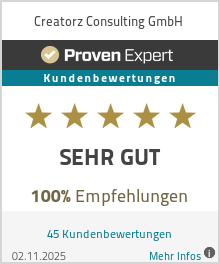 Erfahrungen & Bewertungen zu Creatorz Consulting GmbH