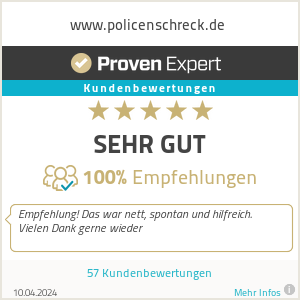 Erfahrungen & Bewertungen zu www.policenschreck.de
