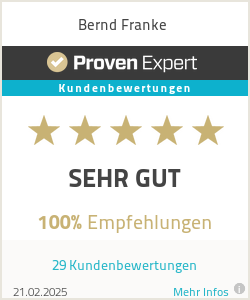 Erfahrungen & Bewertungen zu Bernd Franke