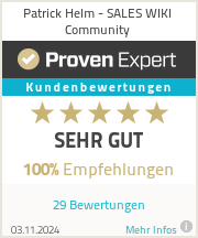 Erfahrungen & Bewertungen zu Patrick Helm - SALES WIKI Community