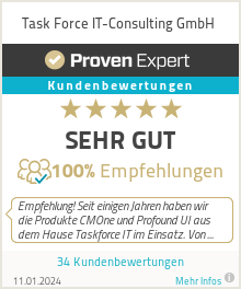 Erfahrungen & Bewertungen zu Task Force IT-Consulting GmbH