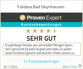 Erfahrungen & Bewertungen zu Fotobox Bad Oeynhausen